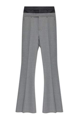 Layered-effect Pleat Detailed Flared Trousers - SportMax - Modalova