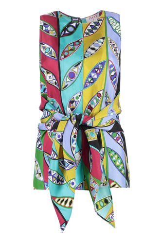 Pucci Printed Silk Top - Pucci - Modalova