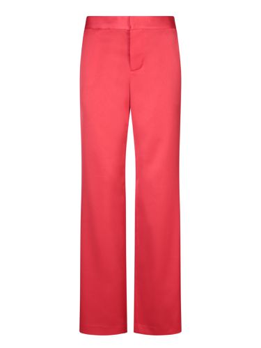 Satin Wide Leg Trousers - Alice + Olivia - Modalova