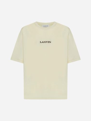 Lanvin Logo Cotton T-shirt - Lanvin - Modalova