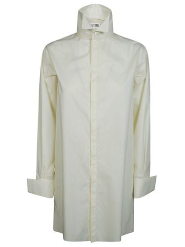 Button Detailed High Neck Top - MM6 Maison Margiela - Modalova