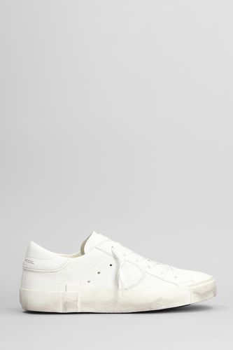 Prsx Low Sneakers In Leather - Philippe Model - Modalova