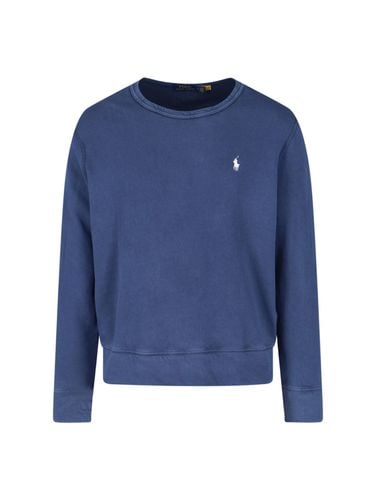 Logo Round Neck Sweatshirt - Polo Ralph Lauren - Modalova