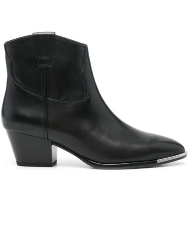 Calf Leather Fame Ankle Boots - Ash - Modalova