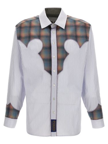 Embroidered Poplin Shirt - Maison Margiela - Modalova