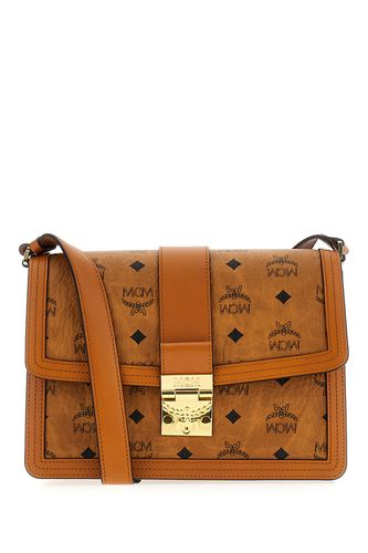 Printed Synthetic Leather Small Tracy Shoulder Bag - MCM - Modalova