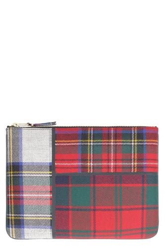 Tartan Motif Flat Clutch - Comme des Garçons Wallet - Modalova