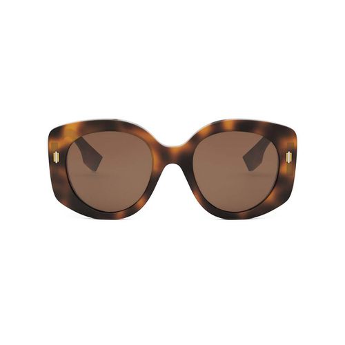 Round Frame Sunglasses - Fendi Eyewear - Modalova