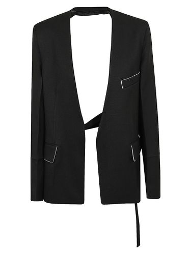 Shrunken Collarless Open-back Jacket - Victoria Beckham - Modalova