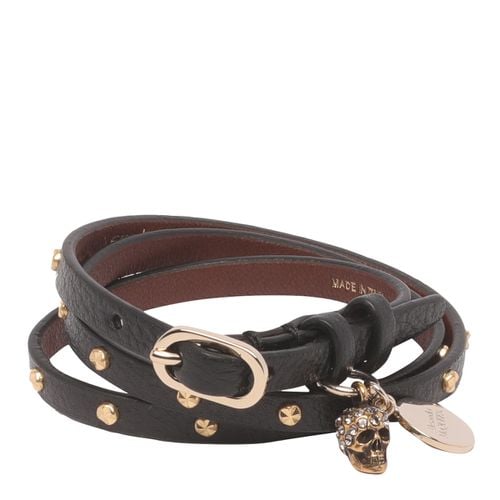 Double Wrap Skull Bracelet - Alexander McQueen - Modalova