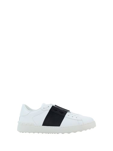 Garavani Open Leather Sneakers - Valentino Garavani - Modalova