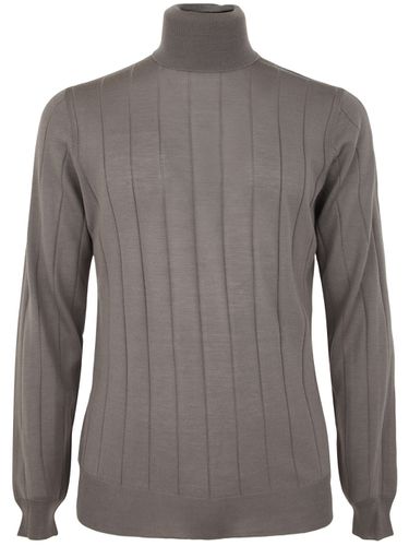 Royal Merino Long Sleeves Turtle Neck Sweater - Filippo De Laurentiis - Modalova