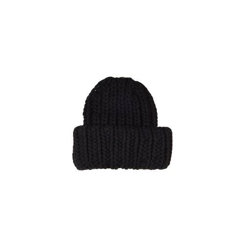 Logo-plaque Ribbed-knitted Beanie Hat - Dsquared2 - Modalova