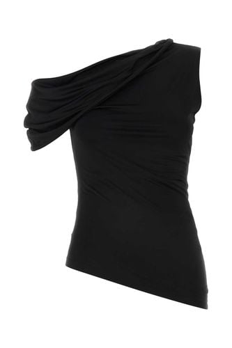 Alexander McQueen Black Jersey Top - Alexander McQueen - Modalova