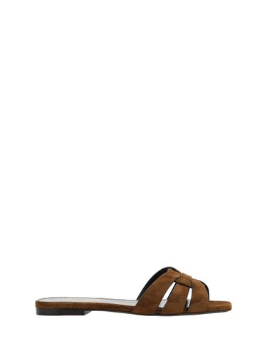 Saint Laurent Tribute Suede Sandals - Saint Laurent - Modalova