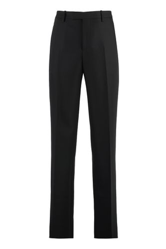 Off-White Wool Tailored Trousers - Off-White - Modalova