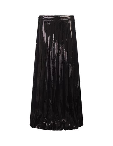 Godot Sequined Long Skirt - Parosh - Modalova