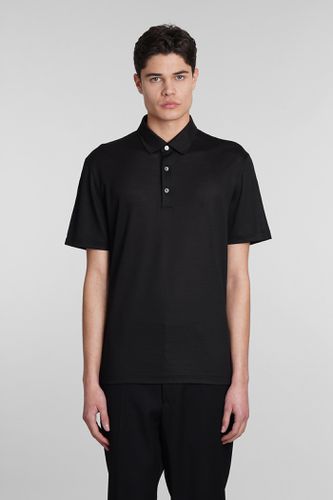 Zegna Polo In Black Wool - Zegna - Modalova