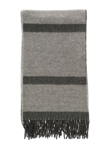 Monogram Jacquard Wool Scarf - Totême - Modalova