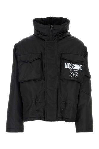 Moschino Black Nylon Padded Jacket - Moschino - Modalova