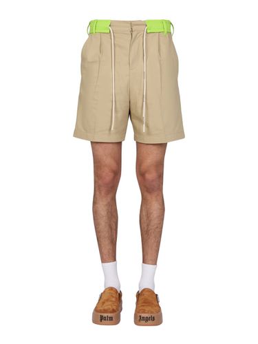 Side Band Bermuda Shorts - Palm Angels - Modalova