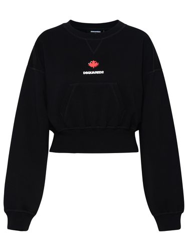 Dsquared2 Black Cotton Sweatshirt - Dsquared2 - Modalova