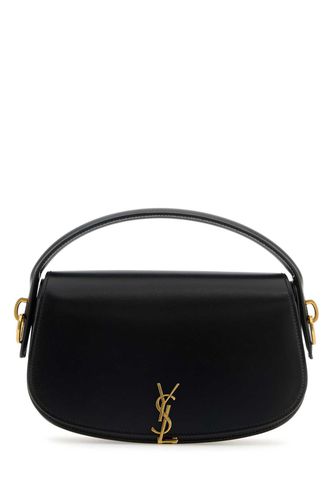 Black Leather Voltaire Handbag - Saint Laurent - Modalova