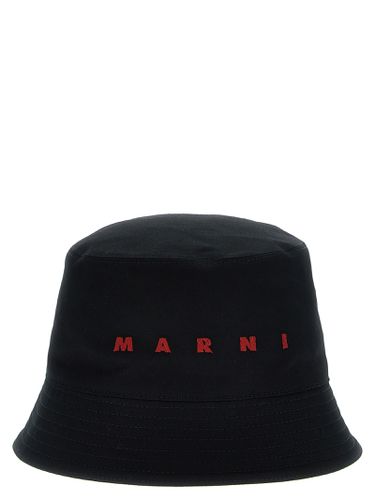 Marni Logo Embroidery Bucket Hat - Marni - Modalova