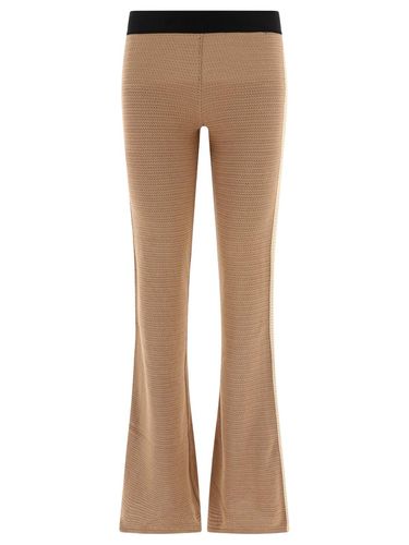 Side Stripe Detailed Flared Trousers - Palm Angels - Modalova