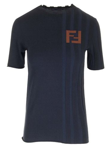 Fendi Slim Fit Knit Top - Fendi - Modalova