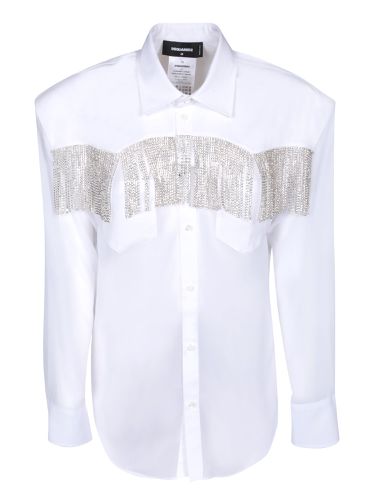 Crystal Fringed Western Shirt - Dsquared2 - Modalova