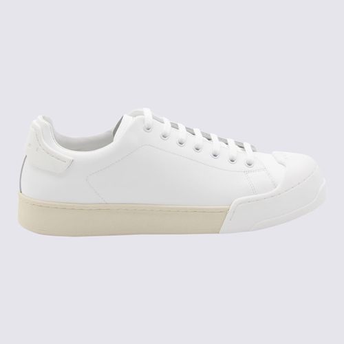 Marni White Leather Sneakers - Marni - Modalova