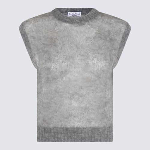 Grey Wool Knitwear - Brunello Cucinelli - Modalova