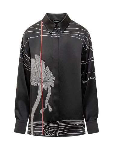 Ferragamo Graphic Printed Shirt - Ferragamo - Modalova