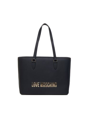 Shopping Bag With Logo - Love Moschino - Modalova