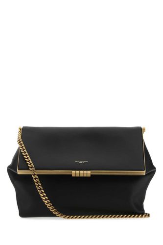 Black Leather Medium Fanny Shoulder Bag - Saint Laurent - Modalova