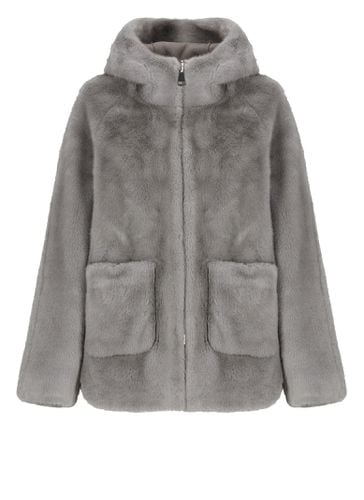 Synthetic Fur Reversible Coat - Betta Corradi - Modalova