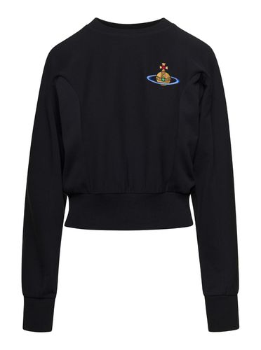 Crewneck Sweatshirt With Embroidered Orb Logo In Cotton Woman - Vivienne Westwood - Modalova