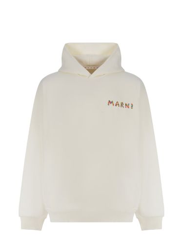Hooded Sweatshirt Made Of Cotton - Marni - Modalova