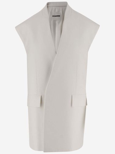 Cotton Stretch Oversized Vest - Jil Sander - Modalova