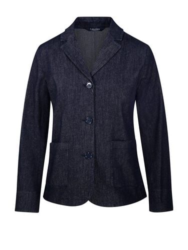 Single-breasted Long-sleeved Denim Blazer - 'S Max Mara - Modalova