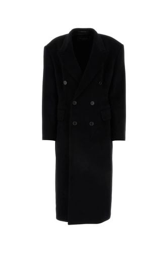 Cashmere Blend Oversize Cinched Coat - Balenciaga - Modalova