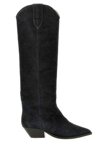 Denvee Suede Cowboy Boots - Isabel Marant - Modalova