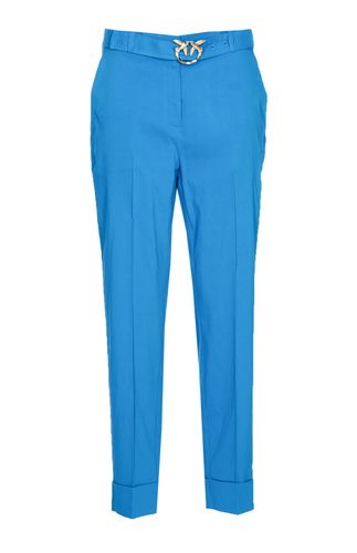 Trousers plaza In Stretch Linen - Pinko - Modalova