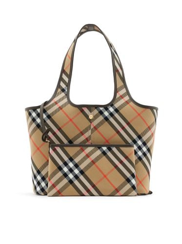 Burberry Small Check Tote - Burberry - Modalova