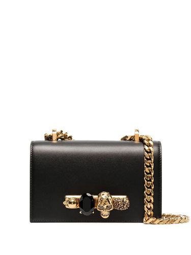 And Gold Mini Jeweled Satchel Bag - Alexander McQueen - Modalova