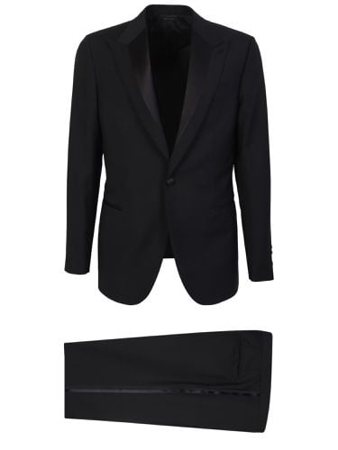 Brioni Perseo Black Dinner Suit - Brioni - Modalova