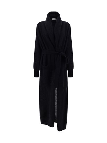 Mohair Blend Maxi Cardigan - Saint Laurent - Modalova