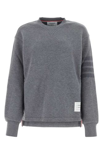 Thom Browne Grey Wool Sweatshirt - Thom Browne - Modalova
