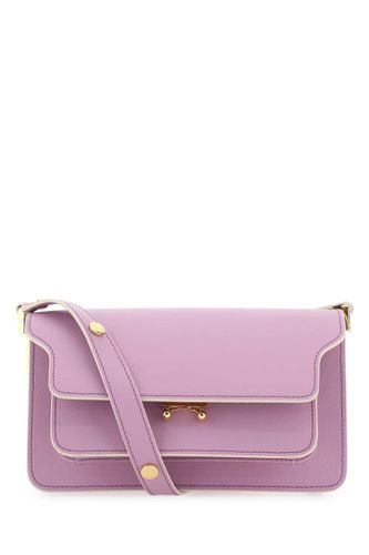 Lilac Leather Mini Trunk Soft Shoulder Bag - Marni - Modalova